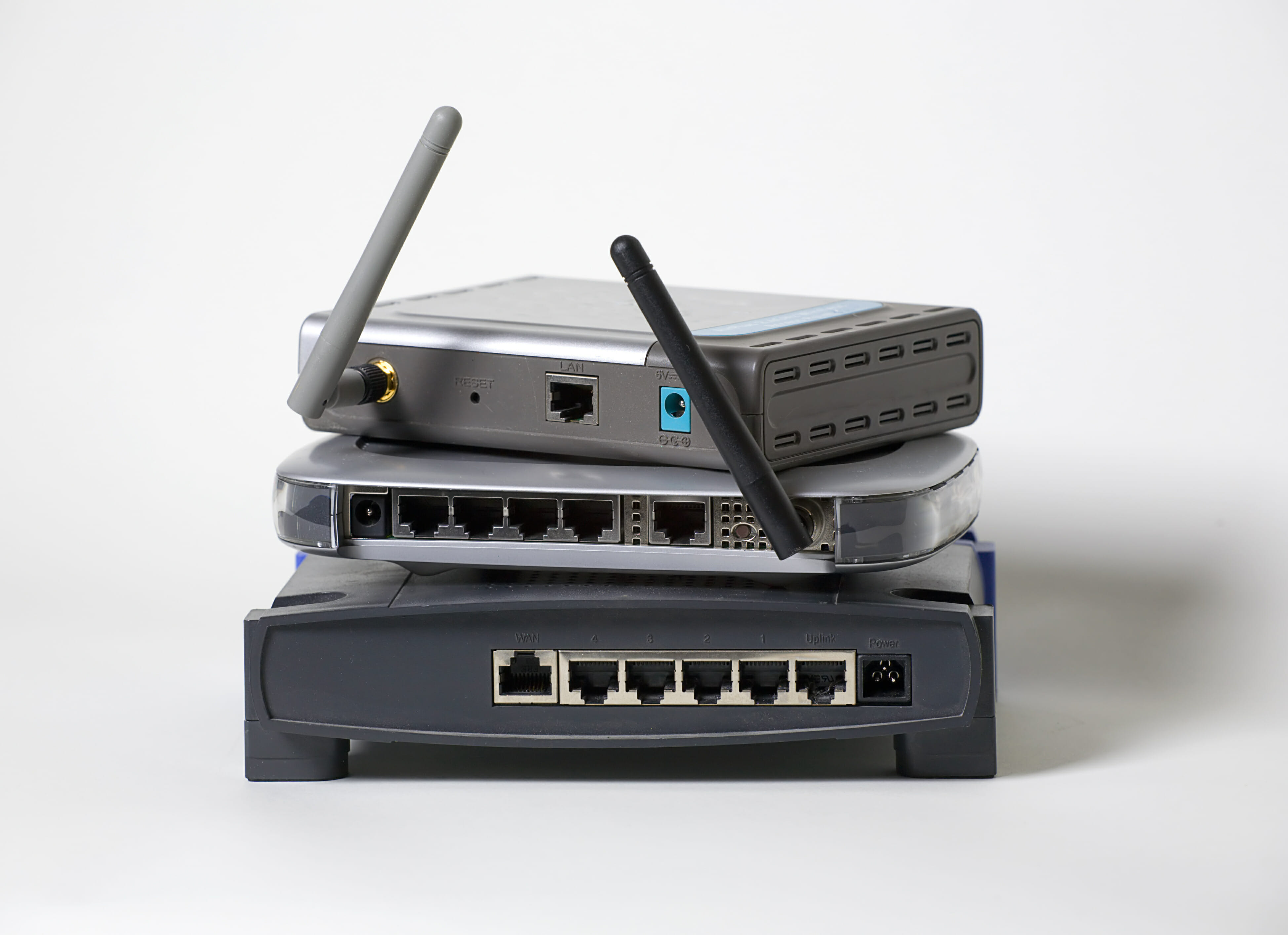 Stack of Wireless Routers